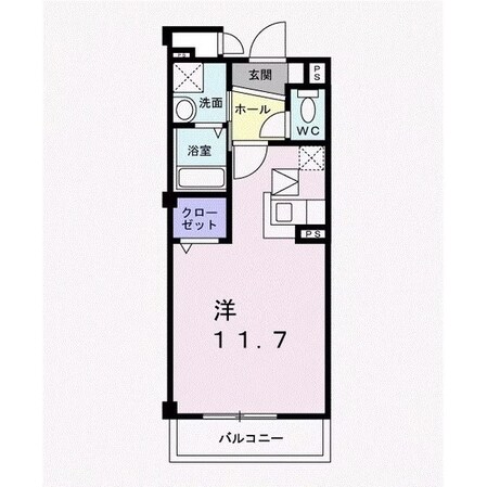 プラティークの物件間取画像